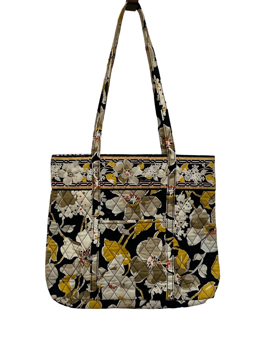 Vera Bradley Tote In Dogwood Pattern (Retired)